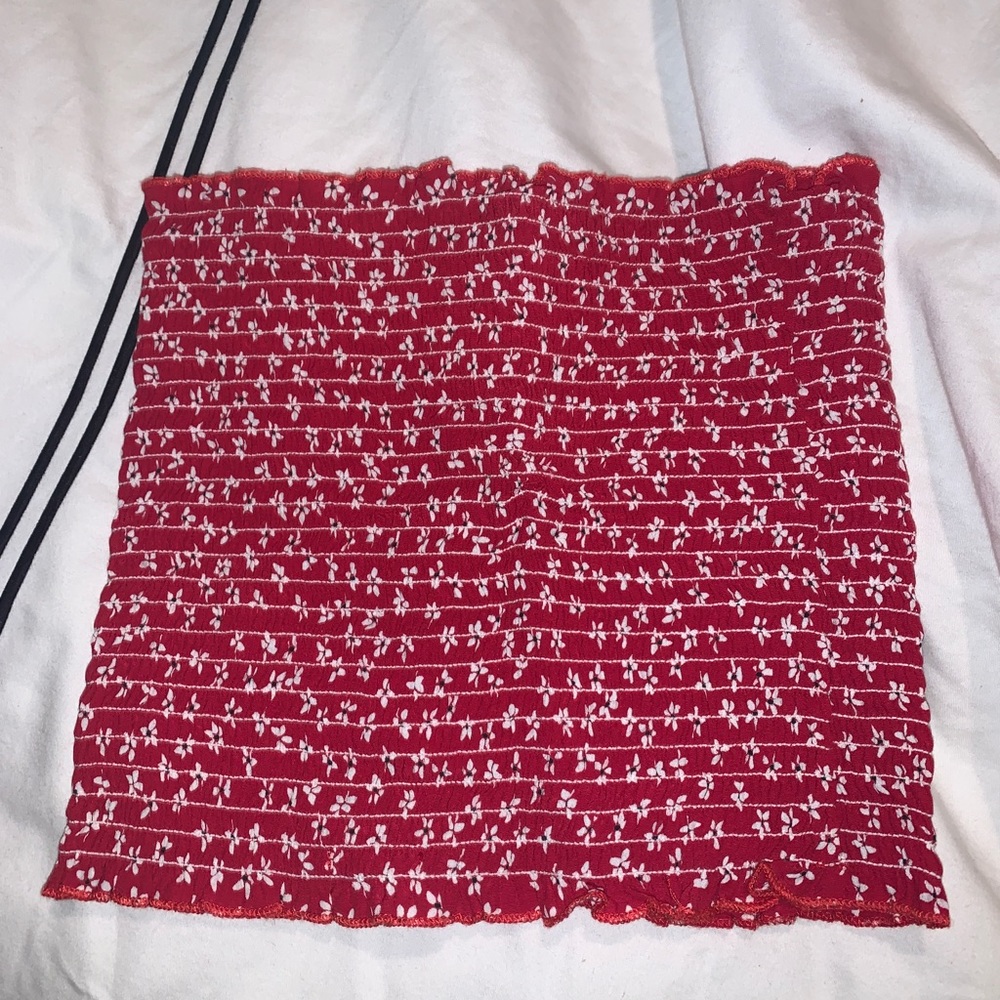 ruched tube top